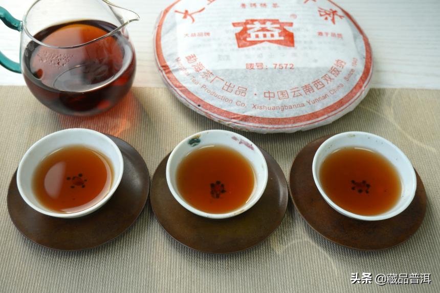 普洱熟茶的标杆之作：7572历史的由来详解！勐海熟茶标杆